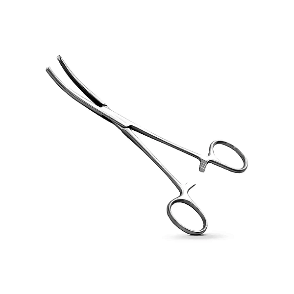 PINÇA KOCHER CURVA 16 CM