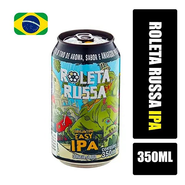 Cerveja Roleta Russa Easy IPA Lata 350ml