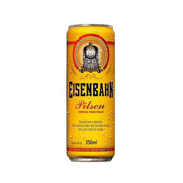 Cerveja Eisenbahn Pilsen Lata 350