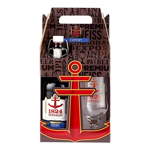 Kit Cerveja Imigracao Export 500ml + Taça