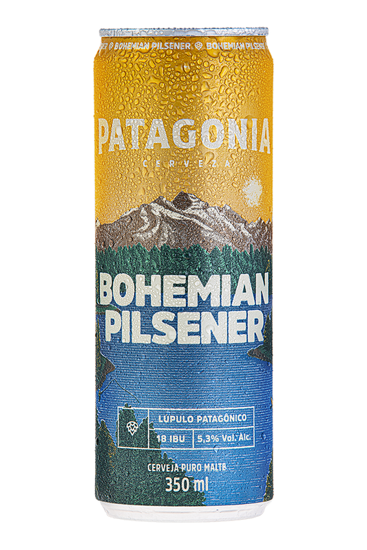 Cerveja Patagonia Bohemian Pilsener Lata 350ml