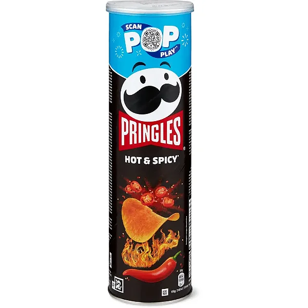 Batata Pringles Hot & Spicy Importada 158g