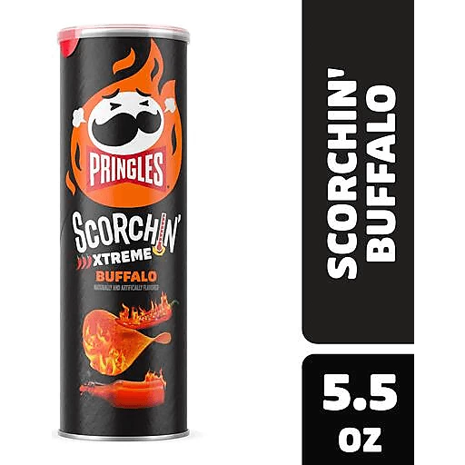 Batata Pringles Scorchin Xtreme Buffalo Importada 158g