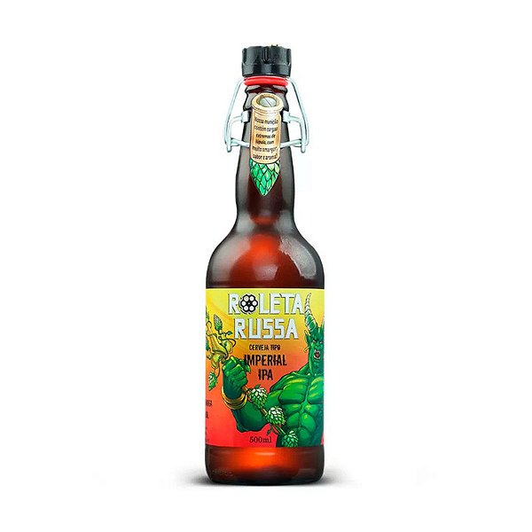 Cerveja Roleta Russa Imperial IPA Diabo do Amargor 500ml