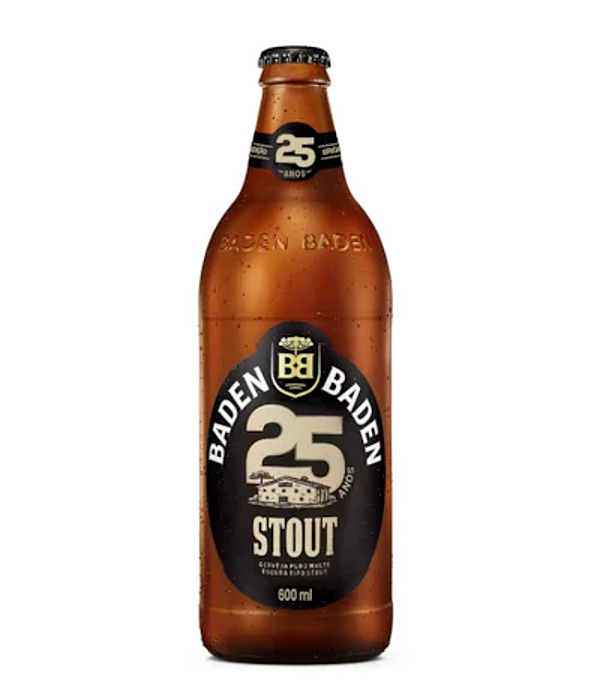 Cerveja Baden Baden Stout 25anos  600ml