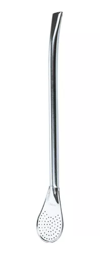 Bomba de Tereré Black Erva Clássica Inox 19cm
