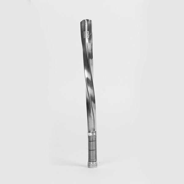 BOMBA DE TERERE BLACK ERVA TORCIDA INOX POLIDA C/MOLA EXTERNA 19CM