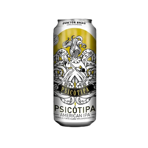 Cerveja Doktor Brau Psicotipa American IPA 473ml