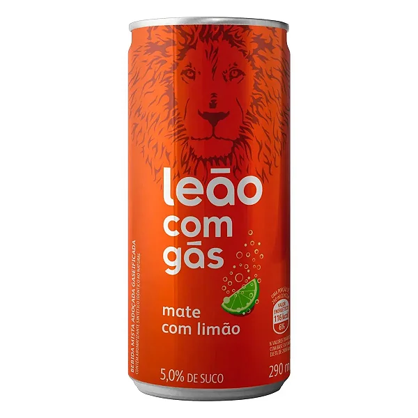 Chá Matte Leão Limao Lata 290ml