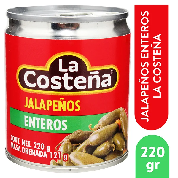 Pimenta La Costeña Jalapeños Enteros 220g
