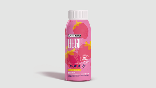 Preparado Begin de Morango 180g