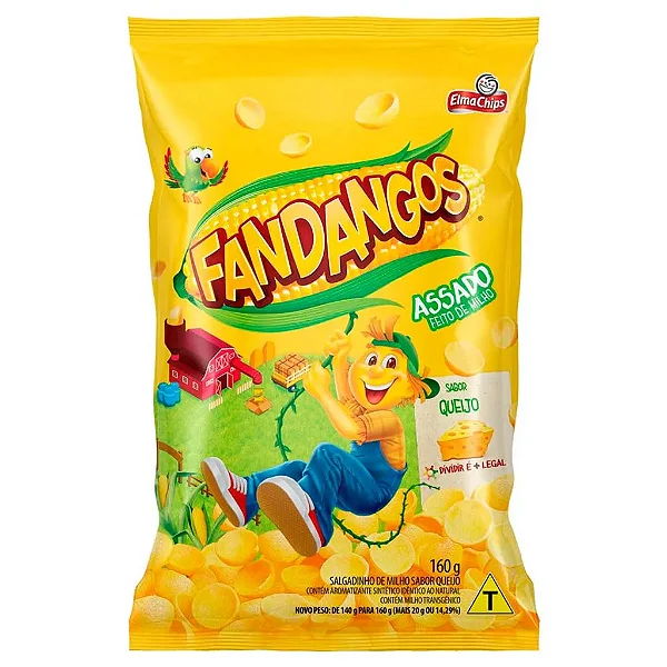 Salgadinho Fandangos Queijo 160g