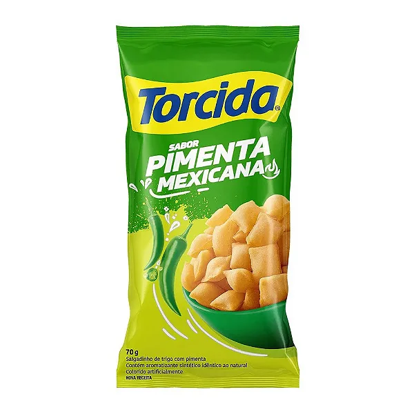 Salgadinho Torcida 70G Pimenta Mexicana