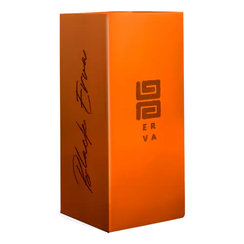 Copo Black Erva Inox Quadrado Laranja 350ml