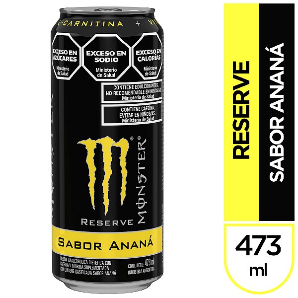Energético Monster Anana Pineapple Importado Lata 500ml
