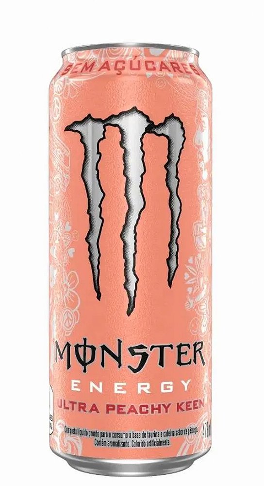 Energético Monster Ultra Peachy Keen Lata 473ml