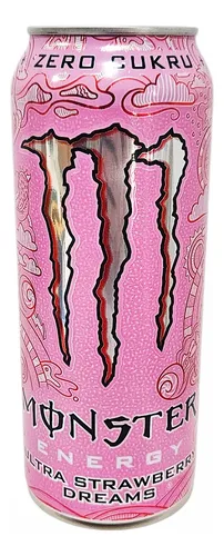 Energético Monster Ultra Strawberry Importado Lata 500ml
