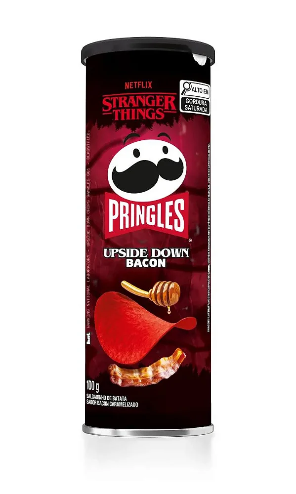Batata Pringles Stranger Things Bacon Caramelizado 100g