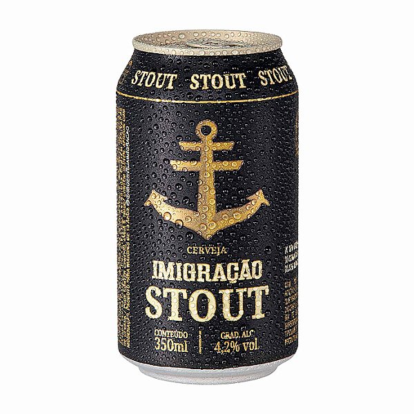 Cerveja Imigracao Stout Lata 350ml