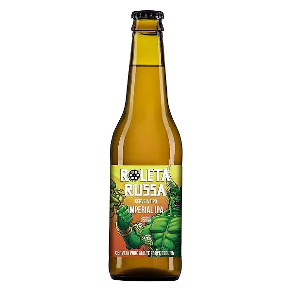 Cerveja Roleta Russa Imperial IPA Long Neck 355ml