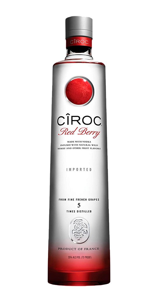 Vodka Ciroc Red Berry Vermelha 750ml