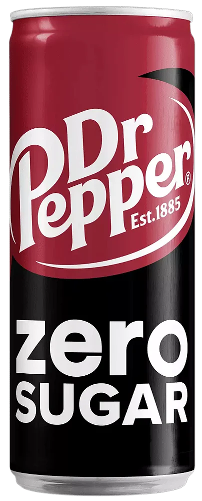 Refrigerante Dr Pepper Zero Importada Lata 330ml