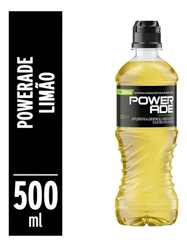 Isotônico Powerade de Limão Pet 500ml