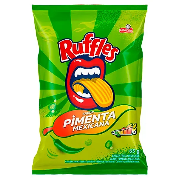 Salgadinho Ruffles Pimenta Mexicana 65g