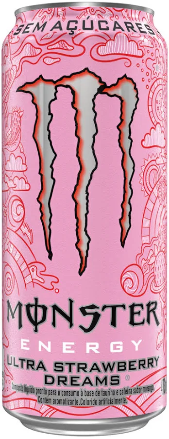 Energético Monster Ultra Strawberry Dreams  Lata 473ml