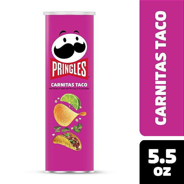 Batata Pringles  Carnitas Taco Importada 158g
