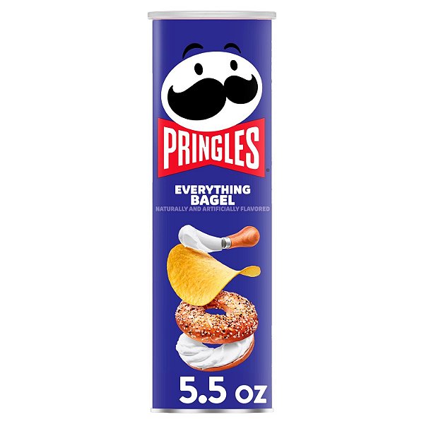 Batata Pringles Everything Bagel  Importada 158g