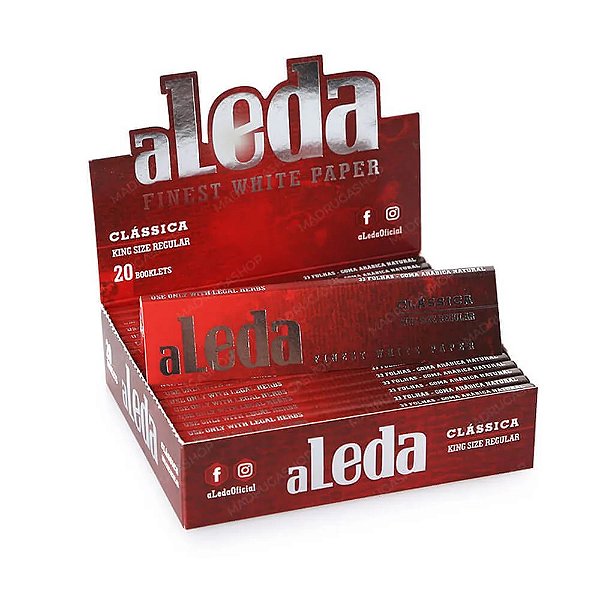 Display Seda Aleda Clássica King Size Regular Com 20 Livretos