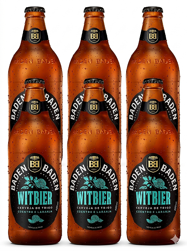 Pack 6un Cerveja Baden Witbier  600ml