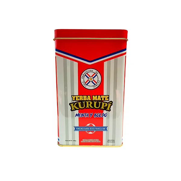 Erva Yerba Mate Kurupi Menta e Boldo Albirroja Lata