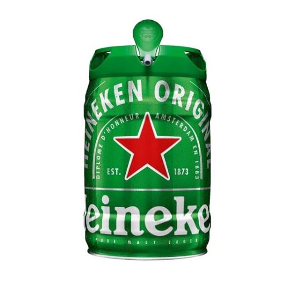 Cerveja Heineken Keg  Importado Holanda 5 Litros