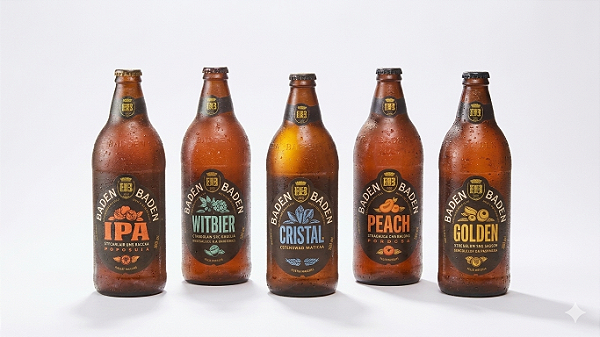 Kit Degustação  Cerveja Baden Baden  5 Sabores 1un Cada