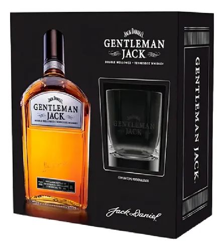 Kit Jack Daniels Gentleman 750ML + 2 copos