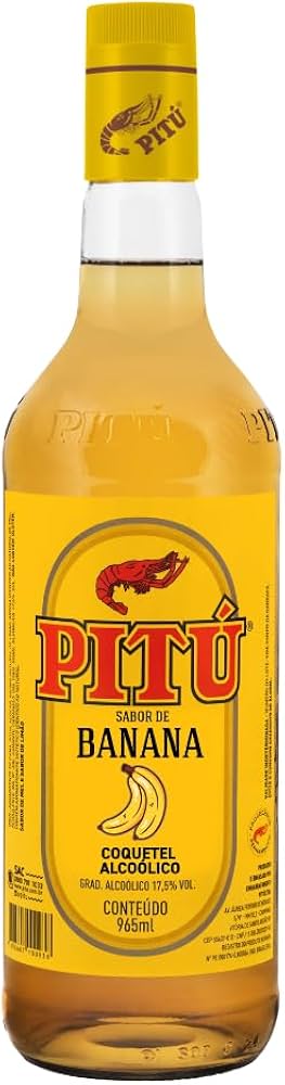 Cachaça Pitu Banana 965ml