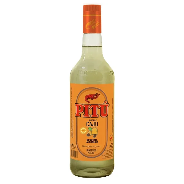 Cachaça Pitu Caju 965ml