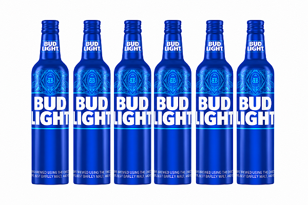 Pack 6un Cerveja Bud Light Aluminio Importada Long Neck 330ml