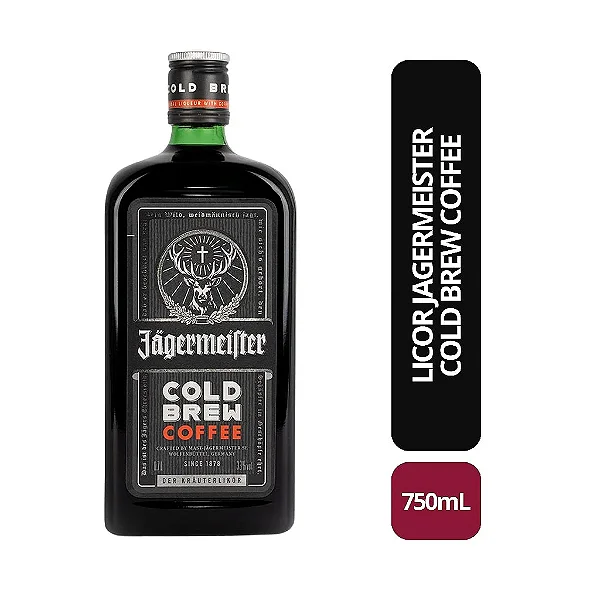 Licor Jagermeister Cold Brew Coffee 750ML