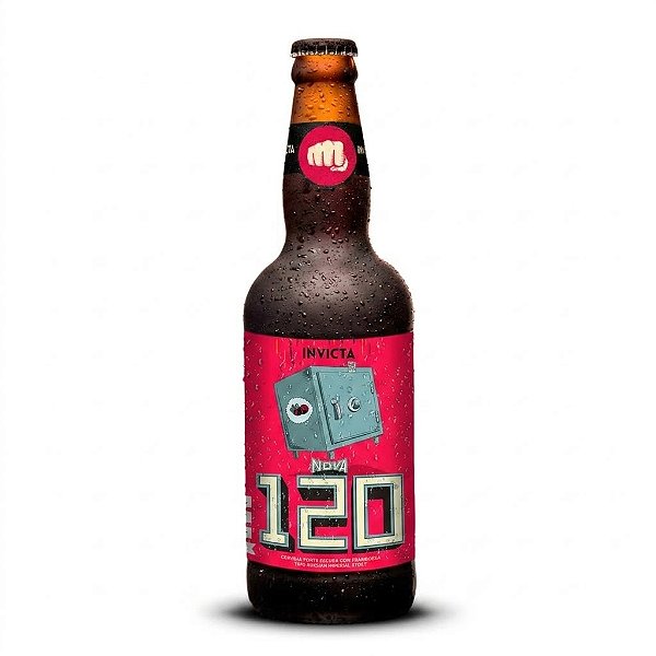 Cerveja Invicta 120 Framboesa 500ml