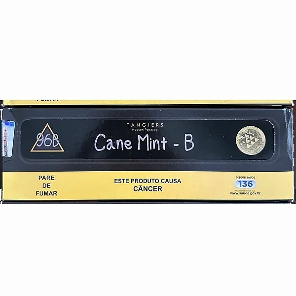 Essencia Narguile Tangiers Cane Mint 96 Importada 250g