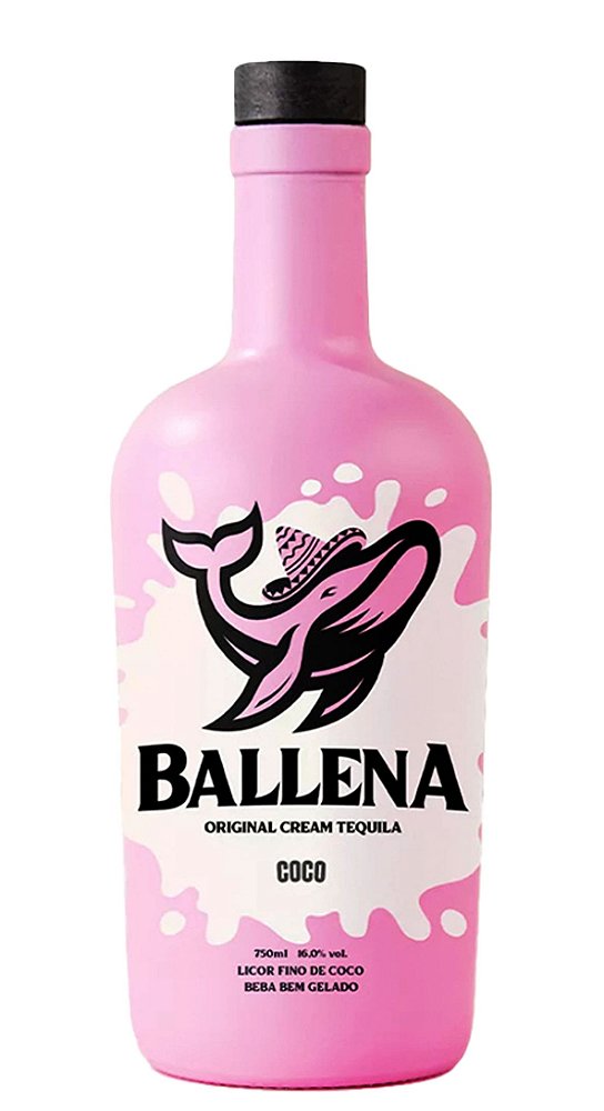 Licor Ballena Coco com Tequila 750ml
