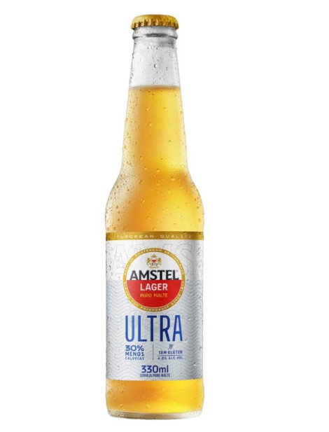 Cerveja Amstel Ultra Long Neck 330ml