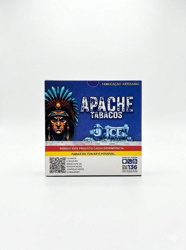 Tabaco Bolado Apache Ice  Maço