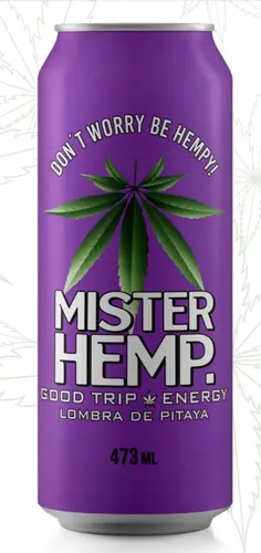 Energético Mister Hemp Bolado de Pitaya Lata 473ml