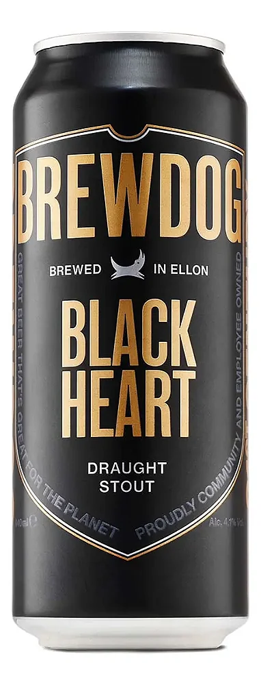 Cerveja Brewdog Black Heart  Lata 440