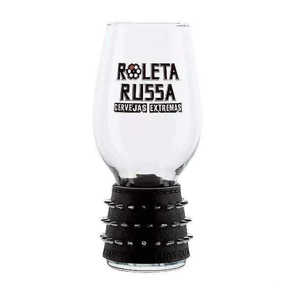Copo  Roleta Russa  c/ Pulseira Preta 540ml
