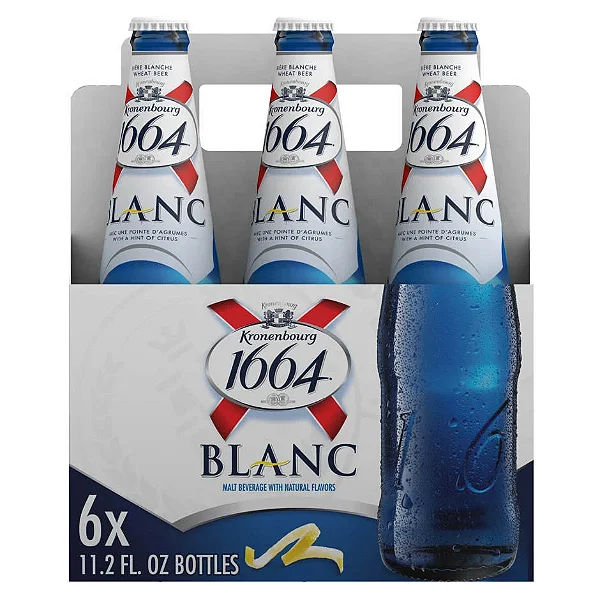 Pack 6un Cerveja Kronenbourg 1664 Blanc 330ml